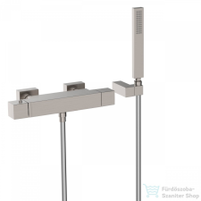 Tres SLIM EXCLUSIVE Termosztátos kádtöltő csaptelep, acél 20217409AC csaptelep