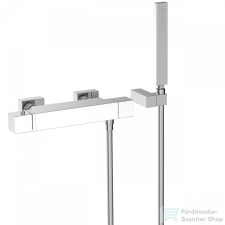 Tres SLIM EXCLUSIVE termosztátos zuhany csaptelep, zuhanyszettel, fehér/króm 20216409BL csaptelep