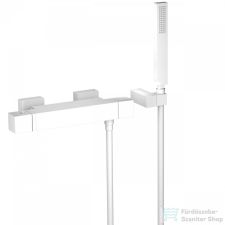 Tres SLIM EXCLUSIVE termosztátos zuhany csaptelep, zuhanyszettel, matt fehér 20216409BM csaptelep