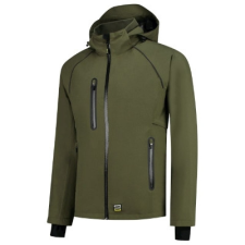 TRICORP Kabát unisex Tech Shell T54 army S méret munkaruha
