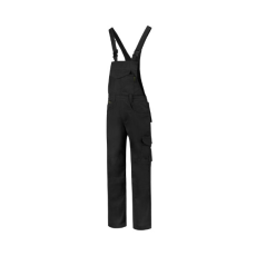 TRICORP Kantáros munkanadrág unisex Dungaree Overall Industrial T66 fekete 2XL méret