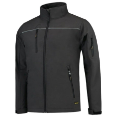 TRICORP Luxury Softshell softshell kabát unisex sötétszürke XL