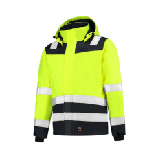 TRICORP Midi Parka High Vis Bicolor munkakabát unisex fluoreszkáló sárga L