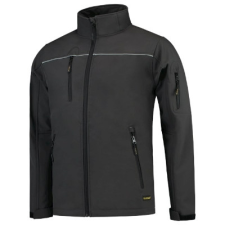 TRICORP Softshell kabát unisex Luxury Softshell T53 sötétszürke 2XL méret munkaruha
