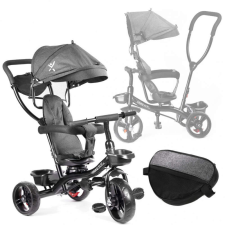 Trike Fix Lite háromkerekű tricikli, tolókarral, szürke tricikli