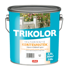 Trikolor SELYEMFÉNYŰ 2,5L KOROMFEKETE favédőszer és lazúr