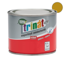 Trilak Trinát magasfényű zománcfesték 450 - okkersárga - 0,5 l zománcfesték