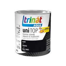 Trinát aqua unitop matt zománcfesték fekete 0,75 l zománcfesték