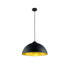 Trio 308000132 Romino II 60W fekete függesztett lámpatest