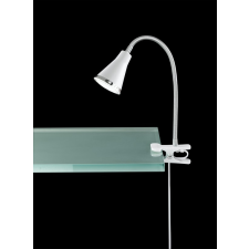 Trio Arras króm-fehér LED csiptetős lámpa (TRI-R22711101) LED 1 izzós IP20 világítás