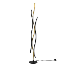 Trio Blaze sárgaréz-fekete LED állólámpa (TRI-441210308) LED 1 izzós IP20 világítás