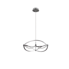 Trio Charivari matt nikkel LED függesztett lámpa (TRI-321210107) LED 1 izzós IP20 világítás