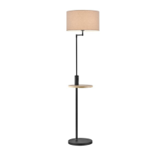 Trio Claas fekete-szürke állólámpa (TRI-400400132) E27 1 izzós IP20 világítás