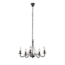 Trio Country rozsdabarna csillár (TRI-R1198-24) E14 5 izzós IP20 világítás