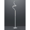 Trio Course állólámpa szatin króm, fekete LED 950lm 3000K
