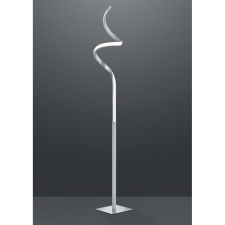 Trio Course állólámpa szatin króm, fekete LED 950lm 3000K világítás