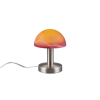 Trio Fynn II matt nikkel-narancs asztali lámpa (TRI-599100118) E14 1 izzós IP20