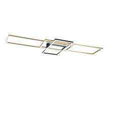Trio Irvine sárgaréz-fekete LED mennyezeti lámpa (TRI-620010408) LED 1 izzós IP20 világítás