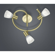 Trio Levisto mennyezeti lámpa matt sárgaréz, alabástrom E14 3 izzós világítás