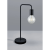 TRIO LIGHTING 508000132 Diallo 42W E27 fekete asztali lámpatest