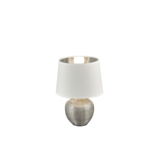 Trio Luxor ezüst-fehér asztali lámpa (TRI-R50621089) E14 1 izzós IP20 világítás
