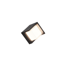 Trio Puno fekete-fehér LED kültéri falikar (TRI-R27026132) LED 1 izzós IP54 kültéri világítás