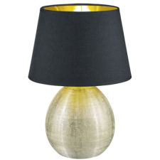 Trio R50631079 Luxor 24 cm átmérő Asztali lámpa Fekete világítás
