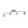 Trio Roubaix matt-nikkel LED mennyezeti spotlámpa (TRI-R82154107) LED 4 izzós IP20