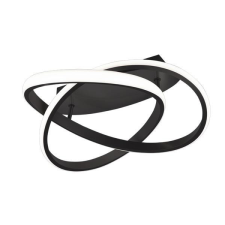 Trio TRIO R62051132 Course fekete fényerőszabályzós LED mennyezeti lámpa világítás