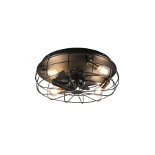 Trio TRONDHEIM R61095032 távirányítós ventilátoros lámpa, 4x10W E27 világítás