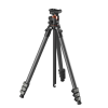 Triopo TS-254B Carbon Fiber Szénszálas Tripod +X2 Gömbfej (159cm Állvány)