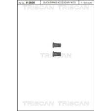 TRISCAN Csavarkészlet, féktárcsa TRISCAN 8105 116007 autóalkatrész