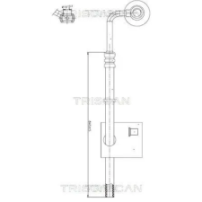 TRISCAN hidraulikus cső, kormányzás 8516 29030 autóalkatrész