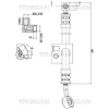 TRISCAN hidraulikus cső, kormányzás TRISCAN 8516 14002