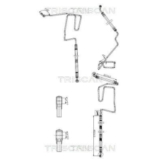 TRISCAN hidraulikus cső, kormányzás TRISCAN 8516 29050 autóalkatrész