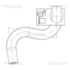 TRISCAN hidraulikus cső, kormányzás TRISCAN 8516 29072 autóalkatrész