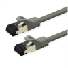 TRITON Value 21.99.1803 RJ45 Hálózati kábel, patchkábel CAT 8.1 S/FTP 3.00 m Szürke Kettős árnyékolás, Halogénmentes, Lángálló 1 db (21.99.1803)