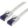TRITON Value 21.99.2110 RJ45 Hálózati kábel, patchkábel CAT 6A F/UTP 0.50 m Szürke Árnyékolt, lapos, aranyozott érintkező 1 db (21.99.2110)