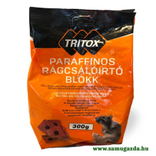  Tritox paraffinos rágcsálóirtó blokk - 300g tisztító- és takarítószer, higiénia