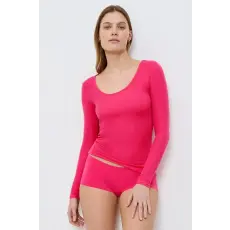 TRIUMPH Beauty Layers Top Scoop Neck hosszú ujjú póló, rózsaszín S