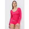 TRIUMPH Beauty Layers Top Scoop Neck hosszú ujjú póló, rózsaszín XS