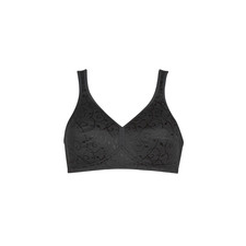 TRIUMPH Merevítő nélküliek ELEGANT COTTON Fekete 85C melltartó