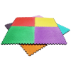Trix Puzzle Tatami Torna Szönyeg Elem 100 X 100 X 2,6 cm védőszegéllyel világos szürke/fekete