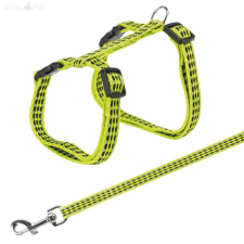 Trixie 4184 hám+póráz cica fényvisszaverős 22-42/10mm/1,2m nyakörv, póráz, hám kutyáknak
