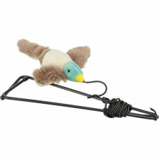 Trixie 45771 cicajáték ajtófélfára akasztható plüss kacsa 13/175 cm játék macskáknak