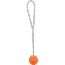 Trixie Aqua Toy Ball on Rope - natúr gumi játék (labda kötéllel) kutyák részére (Ø4,5/35cm) játék kutyáknak