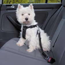 Trixie autós biztonsági öv + hám kutyáknak (XS; Haskörméret: 20-50 cm; pl. Yorkie) szállítóbox, fekhely kutyáknak