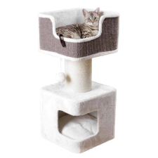Trixie Ava Scratching Post - macskabútor (fehér,szürke,) 39x39/86cm macskafelszerelés
