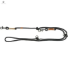  Trixie Be Nordic Leash - állítható póráz fonott kötélből (fekete/homok) L-XL (2m/Ø13mm)