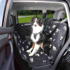 Trixie Car Seat Cover - autós üléstakaró (hátsó ülésre,fekete, mintás) 0,65x1,45m